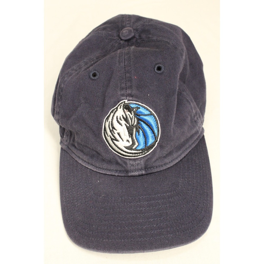 Adidas Dallas Mavericks Hat Mens OSFM Navy Blue Cotton NBA Logo Cap Sportswear